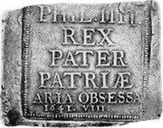 Netherlands 4 Reals Philip IV ND KM# 27 PHIL IIII REX PATER PATRIAE ARIA OBSESSA 1641 VIII coin obverse