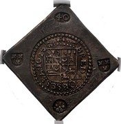 Netherlands 40 Stuivers Siege of Breda 1625 KM# 5 BREDA OBSESSA 1625 40 coin obverse