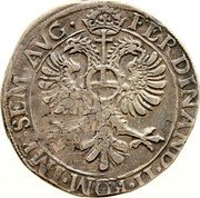 Netherlands Arendrijksdaalder Ferdinand II 1622 Clover leaf KM# 11.1 MONE NO CI IMPE DAVEN coin reverse Netherlands Arendrijksdaalder Ferdinand II 1622 Clover leaf KM# 11.1 MONE NO CI IMPE DAVEN coin reverse