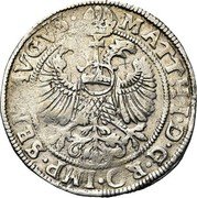 Netherlands Arendrijksdaalder Matthias I ND KM# 20 MATTH I D G RO IMP SEMP AVGVST coin obverse Netherlands Arendrijksdaalder Matthias I ND KM# 20 MATTH I D G RO IMP SEMP AVGVST coin obverse