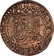 Netherlands Arendschelling Rudolph II 1601 KM# 15 MON ARG N IMPERI CIVITA ZWOL coin obverse