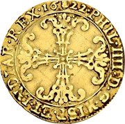 Netherlands Couronne D'or 1623 Hand KM# A57.2 Spanish Rule Standard Coinage PHIL IIII D G HISP ET INDIAR REX 16 23 coin obverse Netherlands Couronne D'or 1623 Hand KM# A57.2 Spanish Rule Standard Coinage PHIL IIII D G HISP ET INDIAR REX 16 23 coin obverse