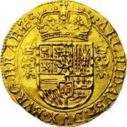 Netherlands Couronne D'or Philip IV 1633 Angel face KM# A57.1 ARCHID AVST DVX BVRG BRAB ZC coin reverse Netherlands Couronne D'or Philip IV 1633 Angel face KM# A57.1 ARCHID AVST DVX BVRG BRAB ZC coin reverse