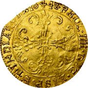 Netherlands Couronne D'or Philip IV Spanish Netherlands 1642 KM# 40 PHIL IIII D G HISP ET INDIAR REX 16 42 coin obverse Netherlands Couronne D'or Philip IV Spanish Netherlands 1642 KM# 40 PHIL IIII D G HISP ET INDIAR REX 16 42 coin obverse