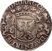 Netherlands Daalder 1685 Dog KM# 82 Overijssel - Deventer City Standard Coinage coin obverse Netherlands Daalder 1685 Dog KM# 82 Overijssel - Deventer City Standard Coinage coin obverse