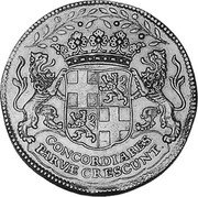 Netherlands Daalder 1685 KM# 73 Utrecht Province CONCORDIARES PARVAE CRESCUNT coin reverse Netherlands Daalder 1685 KM# 73 Utrecht Province CONCORDIARES PARVAE CRESCUNT coin reverse