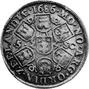 Netherlands Daalder 1686 KM# 64 Zeeland Province Standard Coinage MO NO ARG ORDIN ZEELANDIAE 1686 5 SC coin obverse