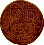 Netherlands Ducat 1612 KM# 7 Overijssel Province Trade Coinage MO ORDI PROVIN FOEDER BELG AD LEG IMP coin reverse Netherlands Ducat 1612 KM# 7 Overijssel Province Trade Coinage MO ORDI PROVIN FOEDER BELG AD LEG IMP coin reverse