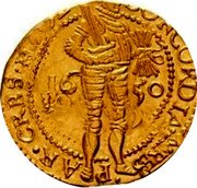 Netherlands Ducat 1650 KM# 12.1 Holland Province Trade Coinage CONCORDIA RES P AR CRES HOL 16 50 coin obverse Netherlands Ducat 1650 KM# 12.1 Holland Province Trade Coinage CONCORDIA RES P AR CRES HOL 16 50 coin obverse