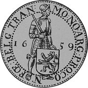 Netherlands Ducat 1659 Sun KM# 36.1 Overijssel Province Standard Coinage MO NO ARG PRO CONF BELG TRAN 16 59 coin obverse Netherlands Ducat 1659 Sun KM# 36.1 Overijssel Province Standard Coinage MO NO ARG PRO CONF BELG TRAN 16 59 coin obverse