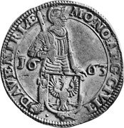 Netherlands Ducat 1663 KM# 64.1 Overijssel - Deventer City Standard Coinage MONO ARG CIVIT DAVENTRIAE 16 63 coin obverse Netherlands Ducat 1663 KM# 64.1 Overijssel - Deventer City Standard Coinage MONO ARG CIVIT DAVENTRIAE 16 63 coin obverse