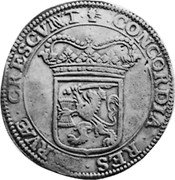 Netherlands Ducat 1663 KM# 64.1 Overijssel - Deventer City Standard Coinage CONCORDIA RES PARVAE CRESCVNT coin reverse Netherlands Ducat 1663 KM# 64.1 Overijssel - Deventer City Standard Coinage CONCORDIA RES PARVAE CRESCVNT coin reverse