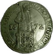 Netherlands Ducat 1672 Cinquefoil KM# 47 West Friesland Province Standard Coinage MO NO ARG PRO CON FOED BELG WESTF 16 72 coin obverse Netherlands Ducat 1672 Cinquefoil KM# 47 West Friesland Province Standard Coinage MO NO ARG PRO CON FOED BELG WESTF 16 72 coin obverse