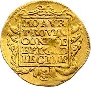 Netherlands Ducat Overijssel Province Coinage 1676 KM# 40 MO AVR PROVIN CONFOE BELG AD LEG IMP coin reverse Netherlands Ducat Overijssel Province Coinage 1676 KM# 40 MO AVR PROVIN CONFOE BELG AD LEG IMP coin reverse