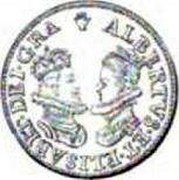 Netherlands Ducat Albert and Elizabeth ND Hand KM# 76 ALBERTVS ET ELISABET DEI GRA coin obverse Netherlands Ducat Albert and Elizabeth ND Hand KM# 76 ALBERTVS ET ELISABET DEI GRA coin obverse