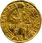 Netherlands Ducat KM# 20 Zeeland Province Standard Coinage COHCORDIA RE PA RVAE CERS ZEL 16 48 coin obverse Netherlands Ducat KM# 20 Zeeland Province Standard Coinage COHCORDIA RE PA RVAE CERS ZEL 16 48 coin obverse