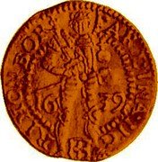 Netherlands Ducat (Ferdinand II) KM# 34 FARDINAN II G RIHON BOR 1639 coin obverse Netherlands Ducat (Ferdinand II) KM# 34 FARDINAN II G RIHON BOR 1639 coin obverse