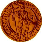 Netherlands Ducat KM# 8 West Friesland Province Trade Coinage ...DEVS FO... SPES NOS coin obverse Netherlands Ducat KM# 8 West Friesland Province Trade Coinage ...DEVS FO... SPES NOS coin obverse