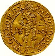 Netherlands Ducat (Rudolph II) KM# 4 MON NO AVREA CAMPEN CIVI TAS IMPERI coin obverse Netherlands Ducat (Rudolph II) KM# 4 MON NO AVREA CAMPEN CIVI TAS IMPERI coin obverse