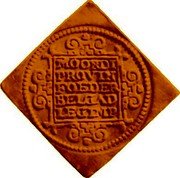 Netherlands Ducat (Klippe) KM# 36 MO ORDI PROVIN FOEDER BELG AD LEG IMP coin reverse Netherlands Ducat (Klippe) KM# 36 MO ORDI PROVIN FOEDER BELG AD LEG IMP coin reverse