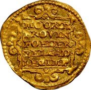 Netherlands Ducat KM# 16 West Friesland Province Trade Coinage MO ORDI ROVIN FOE DER BELG AD LEG IMP coin reverse Netherlands Ducat KM# 16 West Friesland Province Trade Coinage MO ORDI ROVIN FOE DER BELG AD LEG IMP coin reverse