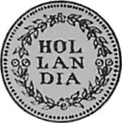 Netherlands Duit 1604 KM# 13 Holland Province Standard Coinage HOL LAN DIA coin reverse