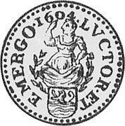 Netherlands Duit 1604 KM# 14 Zeeland Province Standard Coinage ZE LAN DIA coin obverse Netherlands Duit 1604 KM# 14 Zeeland Province Standard Coinage ZE LAN DIA coin obverse