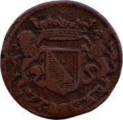 Netherlands Duit 1667 KM# 44 Utrecht City Standard Coinage UTRECHT coin obverse Netherlands Duit 1667 KM# 44 Utrecht City Standard Coinage UTRECHT coin obverse