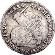 Netherlands Escalin Spanish Netherlands Charles II 1698 KM# 95 CAROLVS II D G HISPANIAR ET INDIAR REX coin obverse Netherlands Escalin Spanish Netherlands Charles II 1698 KM# 95 CAROLVS II D G HISPANIAR ET INDIAR REX coin obverse