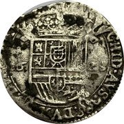 Netherlands Escalin Philip IV 1623 KM# 52.1 ARCHID AVST DVX BVRG BRAB Z 16 41 coin reverse