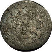 Netherlands Escalin Philip IV 1624 KM# 52.3 ARCHID AVST DVX BVRG BRAB Z coin reverse Netherlands Escalin Philip IV 1624 KM# 52.3 ARCHID AVST DVX BVRG BRAB Z coin reverse