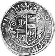 Netherlands Florijn 1617 Shamrock KM# 24 Overijssel - Deventer City Standard Coinage FLOR ARG CIV IMP DAVENT 16 17 coin obverse Netherlands Florijn 1617 Shamrock KM# 24 Overijssel - Deventer City Standard Coinage FLOR ARG CIV IMP DAVENT 16 17 coin obverse