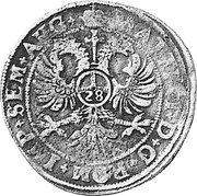 Netherlands Florijn 1617 Shamrock KM# 24 Overijssel - Deventer City Standard Coinage MATH 1 I D G ROM IMP SEM AVG 28 coin reverse Netherlands Florijn 1617 Shamrock KM# 24 Overijssel - Deventer City Standard Coinage MATH 1 I D G ROM IMP SEM AVG 28 coin reverse