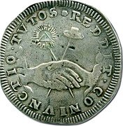 Netherlands Florijn 1681 KM# 38 Groningen & Ommeland Province Standard Coinage REDDIT CONIVNCTIO TVTOS coin reverse