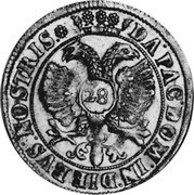Netherlands Florijn Crowned Double-Headed Eagle Overijssel 1685 Rose KM# 55 DA PAC DOM IN DIE BVS NOSTRIS 28 coin reverse Netherlands Florijn Crowned Double-Headed Eagle Overijssel 1685 Rose KM# 55 DA PAC DOM IN DIE BVS NOSTRIS 28 coin reverse