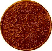 Netherlands Florijn Standing Female Figure Holland Province 1694 KM# 71a FLOR ARC ORD FAED DEI G HOLL coin obverse