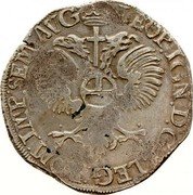 Netherlands Florijn Crowned Imperial Eagle Overijssel 1684 Dog KM# 79 LEOP IGN D G ELEC ROM IMP SEM AVG coin reverse Netherlands Florijn Crowned Imperial Eagle Overijssel 1684 Dog KM# 79 LEOP IGN D G ELEC ROM IMP SEM AVG coin reverse