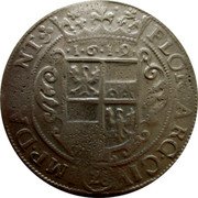 Netherlands Florijn Ferdinand II 1619 KM# 43.1 FLOR ARG CI 28 IMP DAVEN 1621 coin obverse Netherlands Florijn Ferdinand II 1619 KM# 43.1 FLOR ARG CI 28 IMP DAVEN 1621 coin obverse