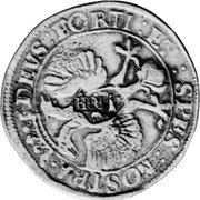 Netherlands Florijn ND KM# 69.17 Holland Province Countermarked Coinage DEVS FORTI ET SPES NOSTRA coin obverse Netherlands Florijn ND KM# 69.17 Holland Province Countermarked Coinage DEVS FORTI ET SPES NOSTRA coin obverse