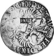 Netherlands Florijn HOL mark on Deventer ND KM# 69.2 FERDINAND II D G ROM IMP SEM AVG HOL coin obverse