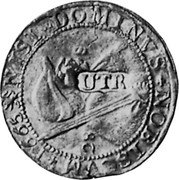 Netherlands Florijn ND KM# 74.3 Utrecht Province Countermarked Coinage NISI DOMINVS NOBISEVM 1665 coin obverse Netherlands Florijn ND KM# 74.3 Utrecht Province Countermarked Coinage NISI DOMINVS NOBISEVM 1665 coin obverse