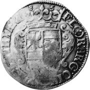 Netherlands Florijn HOL mark on Deventer ND KM# 69.2 FLOR ARG CIV DAVENTRIAE 85 coin reverse