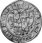 Netherlands Florijn (Mattias I) KM# 17 FLOR ARG CIVITA IMP ZWOLL coin reverse Netherlands Florijn (Mattias I) KM# 17 FLOR ARG CIVITA IMP ZWOLL coin reverse