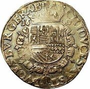 Netherlands Florin Albert and Elizabeth 1601 KM# 7.1 ARCHI DVC FC AVST DVCES BVRG BRAB 16 00 coin reverse Netherlands Florin Albert and Elizabeth 1601 KM# 7.1 ARCHI DVC FC AVST DVCES BVRG BRAB 16 00 coin reverse