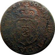 Netherlands Gigot Charles II 1700 KM# 101 CAROL II D G HISP ET INDIARVM REX 17 00 coin reverse Netherlands Gigot Charles II 1700 KM# 101 CAROL II D G HISP ET INDIARVM REX 17 00 coin reverse