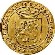 Netherlands Gold Rider Overijssel Province Coinage 1607 KM# 16.1 CONCORDIA RES PARVÆ CRESCVNT 1607 coin reverse Netherlands Gold Rider Overijssel Province Coinage 1607 KM# 16.1 CONCORDIA RES PARVÆ CRESCVNT 1607 coin reverse