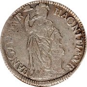 Netherlands Gulden 1687 KM# 81 West Friesland Province Standard Coinage HANCTVEMVR HAC NITIMVR coin reverse Netherlands Gulden 1687 KM# 81 West Friesland Province Standard Coinage HANCTVEMVR HAC NITIMVR coin reverse