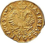 Netherlands Gulden Matthias ND KM# 21 MATTHIAS D G R I VNG BOH R coin reverse Netherlands Gulden Matthias ND KM# 21 MATTHIAS D G R I VNG BOH R coin reverse