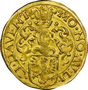 Netherlands Goudgulden ND Mintmark clover or lilly KM# 33 Overijssel - Deventer City Trade Coinage MO NO AV LI CI DAVENT coin obverse Netherlands Goudgulden ND Mintmark clover or lilly KM# 33 Overijssel - Deventer City Trade Coinage MO NO AV LI CI DAVENT coin obverse
