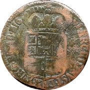 Netherlands Liard Charles II 1691 KM# 91.2 ARCH AVS DVX BVRG BRAB 16 91 coin obverse